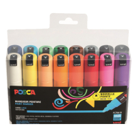 POSCA PC-7M set de marqueurs peinture (4,5 - 5,5 mm ogive) 16 pcs PC7M/16AASS31 424192