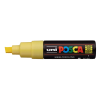 POSCA PC-8K marqueur acrylique (8 mm biseautée) - jaune 424204