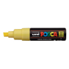 POSCA PC-8K marqueur acrylique (8 mm biseautée) - jaune 424204 - 1