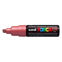 POSCA PC-8K marqueur acrylique (8 mm biseautée) - rouge métallique 424220