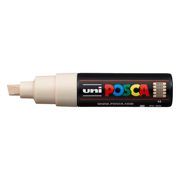 POSCA PC-8K marqueur peinture (8 mm biseautée) - beige PC8KBE 424196 - 1