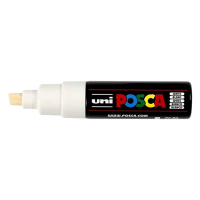 POSCA PC-8K marqueur peinture (8 mm biseautée) - blanc PC8KBL 424198