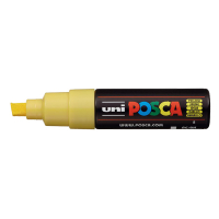 POSCA PC-8K marqueur peinture (8 mm biseautée) - jaune PC8KJ 424204