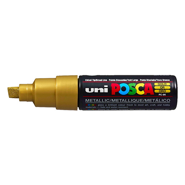 POSCA PC-8K marqueur peinture (8 mm biseautée) - or PC8KOR 424214 - 1