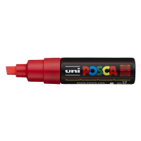 POSCA PC-8K marqueur peinture (8 mm biseautée) - rouge fluo PC8KRFLUO 424219