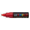 POSCA PC-8K marqueur peinture (8 mm biseautée) - rouge fluo