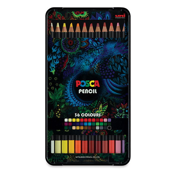 POSCA Pencil crayons de couleur (36 pièces) KPE2361 424476 - 1