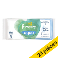 Pampers Offre : 24x Pampers Harmonie Aqua lingettes pour bébé (48 pièces)  SPA04091