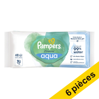 Pampers Offre : 6x Pampers Harmonie Aqua lingettes pour bébé (48 pièces)  SPA04122