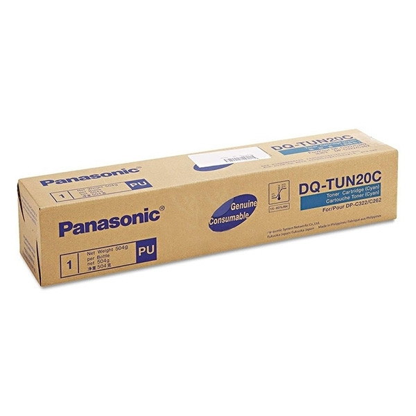 Panasonic DQ-TUN20C toner (d'origine) - cyan DQ-TUN20C 075202 - 1