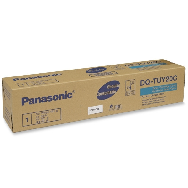 Panasonic DQ-TUY20C toner (d'origine) - cyan DQTUY20C 075232 - 1
