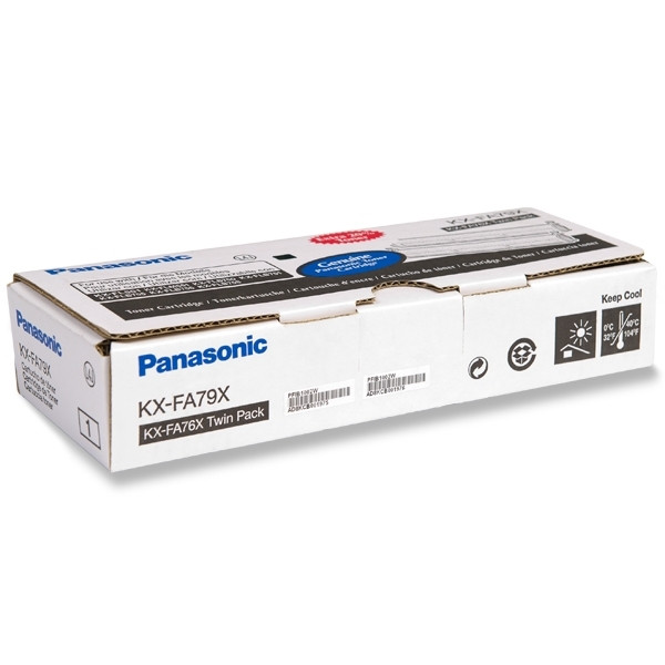 Panasonic KX-FA79X toner duopack (d'origine) KX-FA79X 075164 - 1