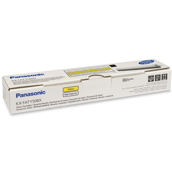 Panasonic KX-FATY508X toner haute capacité (d'origine) - jaune KXFATY508X 075220 - 1