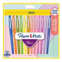 Papermate Flair Pastel feutre à pointe fine (12 pièces) - assorti 2137277 237133
