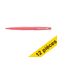 Papermate Offre : 12x Papermate Flair feutre à pointe fine - rouge  237140