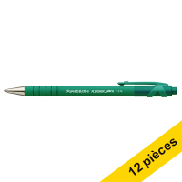 Offre : 12x Papermate Flexgrip Ultra RT stylo à bille (1 mm) - vert