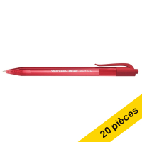 Offre : 20x Papermate InkJoy 100 RT stylo à bille (1 mm) - rouge