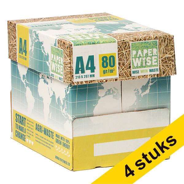 Paperwise Offre : 4x PaperWise 1 boîte de 2500 feuilles A4 - 80 g/m²  399560 - 1