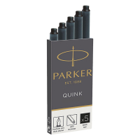Parker 1950382 Quink recharge (5 pièces) - noir 1950382 S0116200 214000