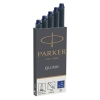 Parker 1950384 Quink recharge d'encre (5 pièces) - bleu