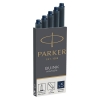 Parker 1950385 Quink cartouche d'encre (5 pièces) - bleu/noir