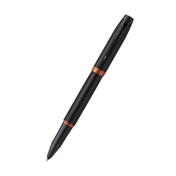 Parker IM Professional stylo roller - noir/orange 2172945 214138 - 1