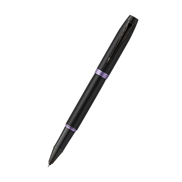 Parker IM Professional stylo roller - noir/violet 2172950 214140 - 1