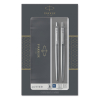 Parker Jotter stylo à bille acier inoxydable et portemine chromé (encre bleue)