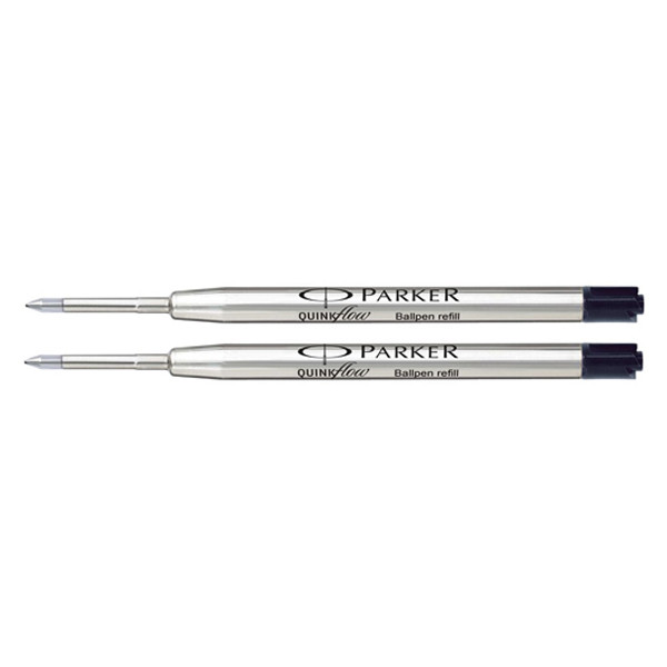 Parker Quinkflow recharge de stylo à bille fin (2 pièces) - noir 19503672 214115 - 1