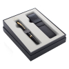 Parker Urban stylo à bille noir mat/or avec étui (encre bleue) 2121999 214041