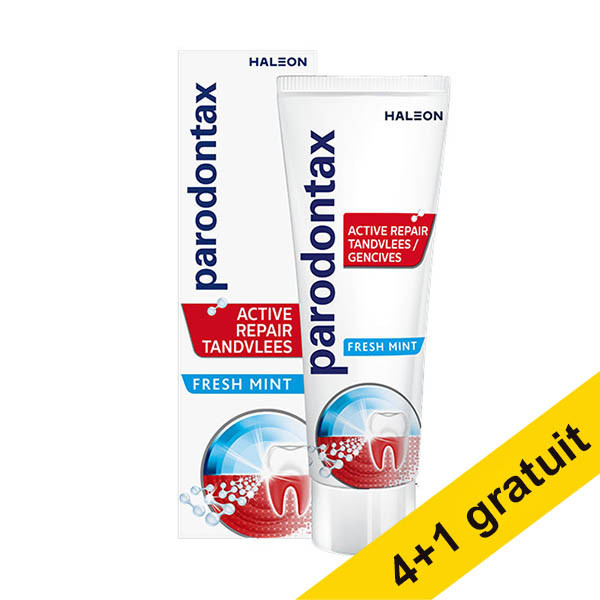 Offre : 5x Parodontax Active Repair Fresh Mint dentifrice (75 ml) SPA04454 - 1