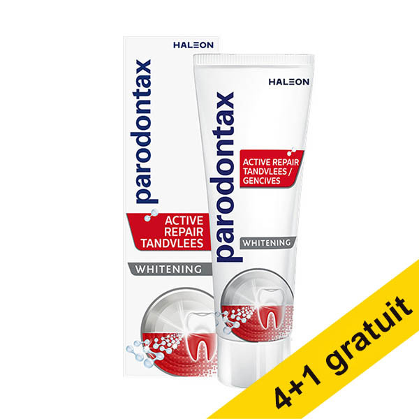 Offre : 5x Parodontax Active Repair Whitening dentifrice (75 ml) SPA04452 - 1