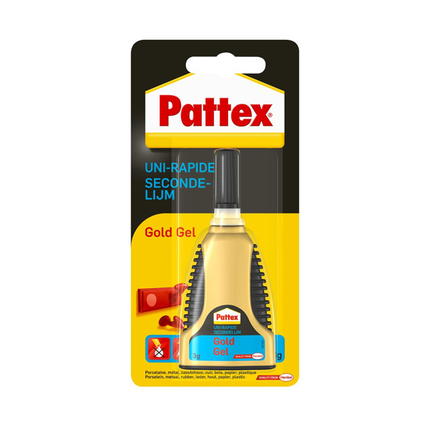 Pattex Gold colle instantanée gel tube (3 grammes) 1432562 206227 - 1