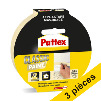 Offre: 3x Pattex Classic Paint ruban de masquage 30 mm x 50 m Classic - crème