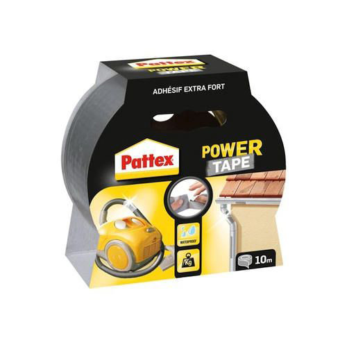 Pattex Power Tape ruban adhésif 50 mm x 10 m - gris 1669268 206201 - 1