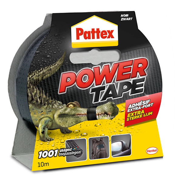 Pattex Power Tape ruban adhésif de 50 mm x 10 m - noir 1669219 206200 - 1