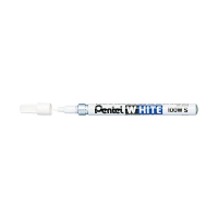 Pentel 100W-Small marqueur industriel (rond de 1 mm) - blanc 494634