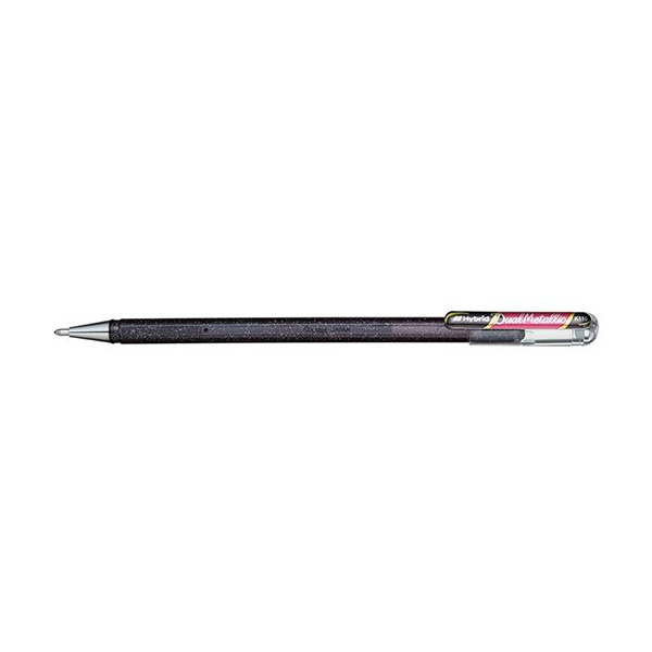 Pentel Dual Metallic stylo à encre gel - noir/rouge métallisé 016771 K110-DAX 210188 - 1