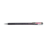 Pentel Dual Metallic stylo à encre gel - noir/rouge métallisé 016771 K110-DAX 210188