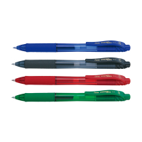 Pentel Energel BL107 set de stylos roller - bleu/noir/rouge/vert  209999