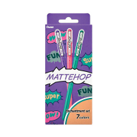Pentel Mattehop K110 Enchantment stylo à encre gel 7 pièces