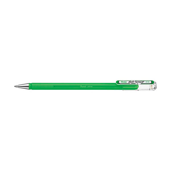 Pentel Mattehop K110 stylo à encre gel - vert 494603 - 1