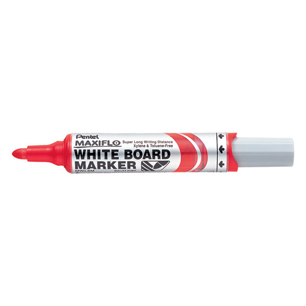 Pentel Maxiflo marqueur pour tableau blanc (ogive 3 mm) - rouge MWL5M-BO 246364 - 1