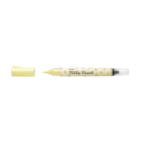 Pentel Milky XGFH-PGX feutre pinceau - jaune pastel 020509 210225