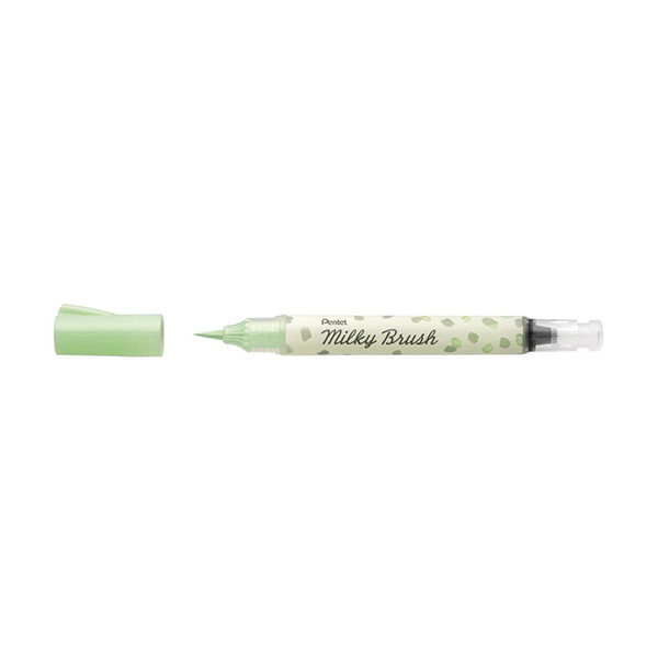 Pentel Milky XGFH-PKX feutre pinceau - vert clair pastel 020512 210226 - 1