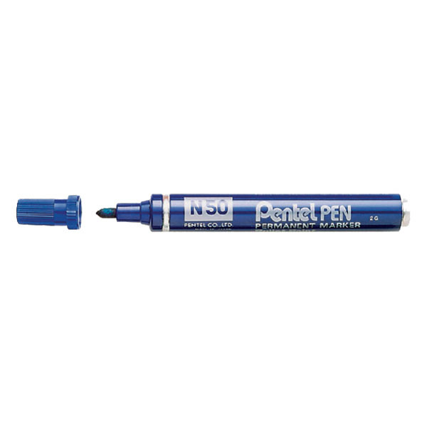 Pentel N50 marqueur permanent - bleu N50-C 210084 - 1