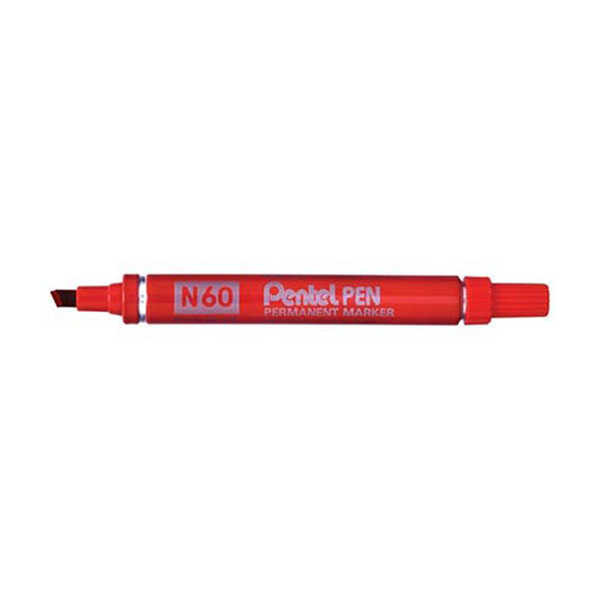 Pentel N60 marqueur permanent - rouge N60-BE 210090 - 1