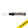 Offre: 12x Pentel SMW56 marqueur craie (8 - 16 mm biseauté) - blanc 210268 - 1