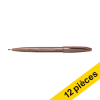 Offre: 12x Pentel Sign S520 feutre à pointe fine (0,8 mm) - marron 210312 - 1