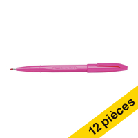 Offre: 12x Pentel Sign S520 feutre à pointe fine (0,8 mm) - rose